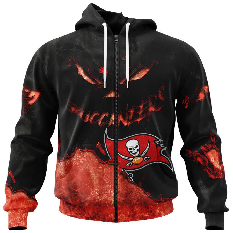 Tampa Bay Buccaneers Hoodie 3D Devil Eyes Gift For Fans With 3D Graphic Hoodies