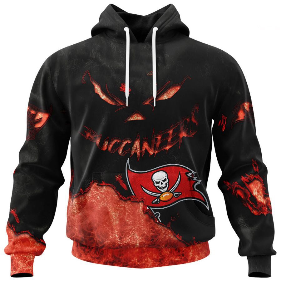 Tampa Bay Buccaneers Hoodie 3D Devil Eyes Gift For Fans With 3D Graphic Hoodies