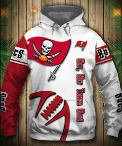 Tampa Bay Buccaneers Hoodie 3D Graphic Balls Zip Hoodie Pullover With Mens 3D Hoodies