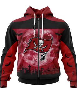 Tampa Bay Buccaneers Hoodie 3D Halloween Custom Name & Number Gift For Fans With Custom 3D Hoodies