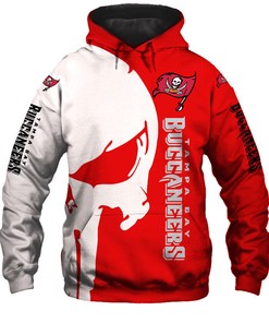 Tampa Bay Buccaneers Hoodie 3D Skull Printed Gifts For Fans With 3D Printed Hoodies