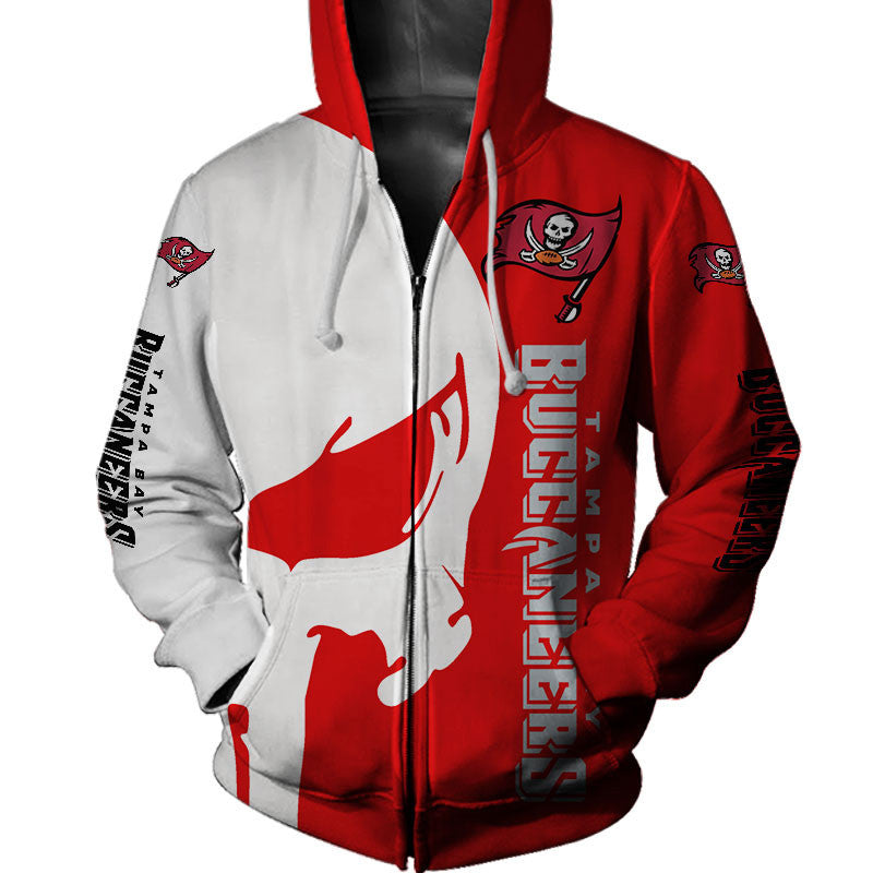 Tampa Bay Buccaneers Hoodie 3D Skull Printed Gifts For Fans With 3D Printed Hoodies