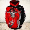 Tampa Bay Buccaneers Hoodie 3D Zip Hoodie Cute Death Gifts For Fans With Custom All Over Print Hoodie