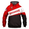 Tampa Bay Buccaneers Hoodie 3D Zip Hoodie With All Over Print Hoodies For Women