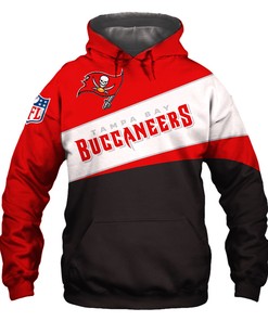 Tampa Bay Buccaneers Hoodie 3D Zip Hoodie With All Over Print Hoodies For Women