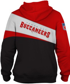 Tampa Bay Buccaneers Hoodie 3D Zip Hoodie With All Over Print Hoodies For Women
