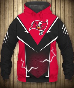Tampa Bay Buccaneers Hoodie Lightning Graphic Gift For Fans With 3D Graphic Hoodies