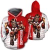 Tampa Bay Buccaneers Hoodie Mascot 3D Ultra Cool Gift For Fans With 3D Hoodies With Zippers