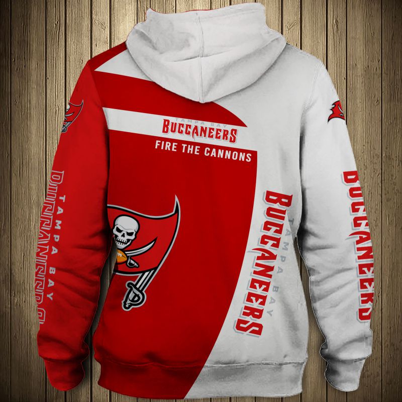 Tampa Bay Buccaneers Hoodie Pullover Zip Hoodie Gift For Fans With 3D Hoodies With Zippers