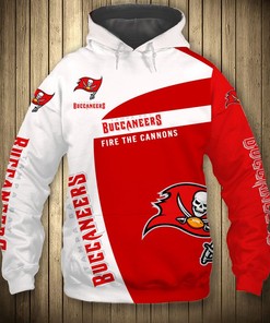 Tampa Bay Buccaneers Hoodie Pullover Zip Hoodie Gift For Fans With 3D Hoodies With Zippers