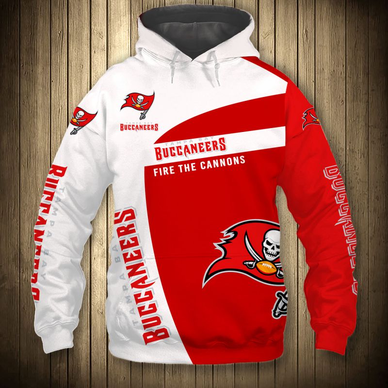 Tampa Bay Buccaneers Hoodie Pullover Zip Hoodie Gift For Fans With 3D Hoodies With Zippers