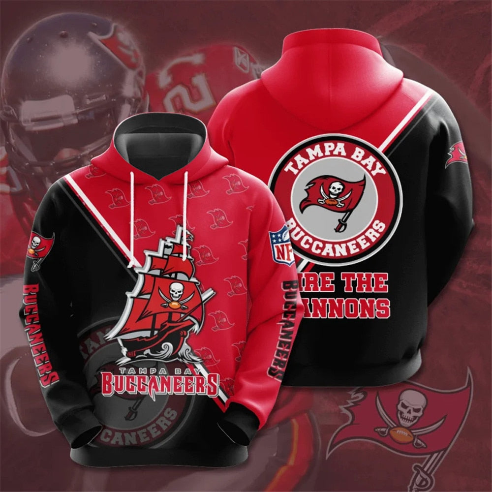 Tampa Bay Buccaneers Hoodie Seal Motifs Gift For Fans With Mens 3D Hoodies