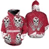 Tampa Bay Buccaneers Hoodie Skull For Halloween Graphic With 3D Hoodies For Men Graphic