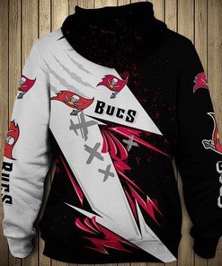 Tampa Bay Buccaneers Hoodie Thunder Graphic Gift For Fans With Custom 3D Hoodies