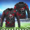 Tampa Bay Buccaneers Skull 3D Hoodie - Perfect Gift For Fans
