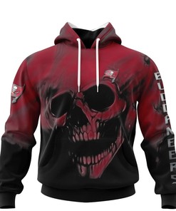 Tampa Bay Buccaneers Skull Hoodie Custom Name & Number Gift For Fans With 3D Printed Hoodies