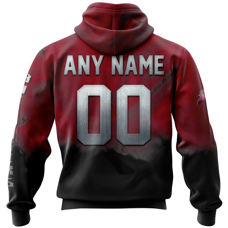 Tampa Bay Buccaneers Skull Hoodie Custom Name & Number Gift For Fans With 3D Printed Hoodies