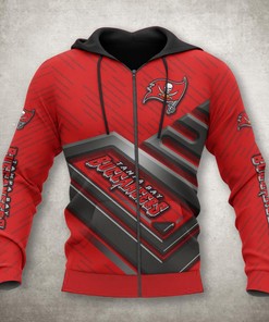 Tampa Bay Buccaneers Zip Up Hoodie 3D No 1 Gift For Fans With 3D Hoodies For Men