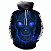 Tampa Bay Lightning Halloween Hoodie 3D Skulls Pullover Nhl With Custom All Over Print Hoodie