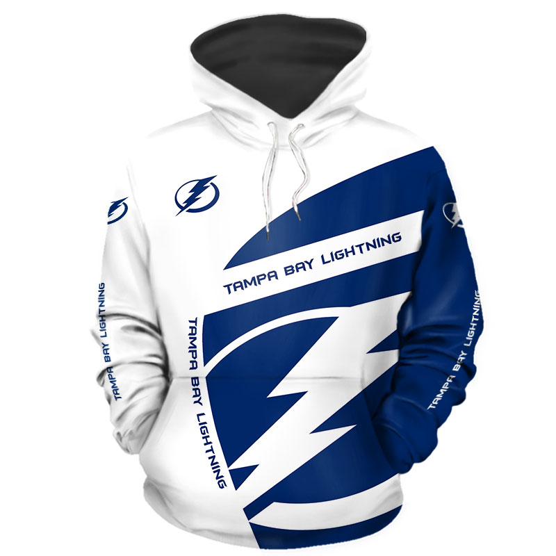 Tampa Bay Lightning Hoodie 3D Zip Hoodie Gift For Fans With All Over Print Hoodie Printful