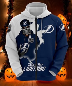 Tampa Bay Lightning Skull Hoodie 3D Gifts For Fans With 3D Hoodies For Men Graphic