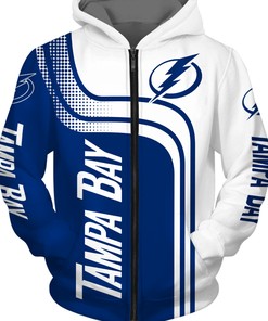 Tampa Bay Lightning Zipper Hoodie Pullover Gift For Fans With Mens 3D Hoodies