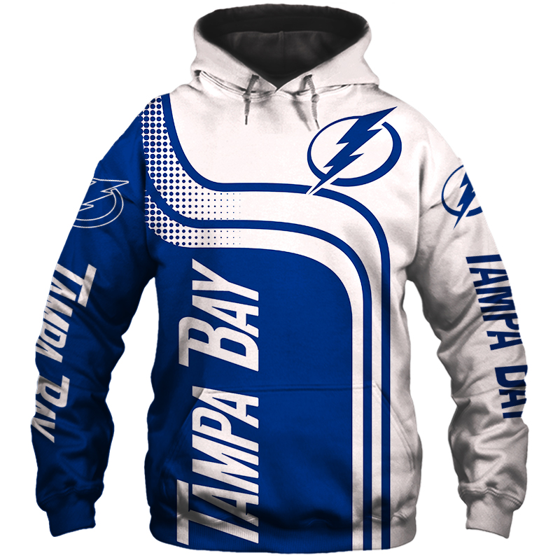 Tampa Bay Lightning Zipper Hoodie Pullover Gift For Fans With Mens 3D Hoodies