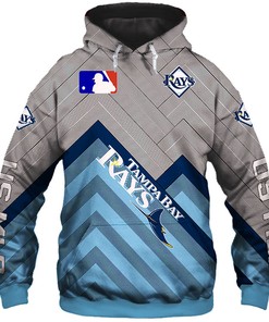 Tampa Bay Rays Hoodie 3D Baseball Zip Hoodie For Fans With 3D Printed Hoodies