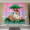 Tanzania Art Print Shower Curtain - African Wildlife Fun Decor