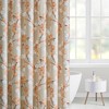 Taupe Floral Design PEVA Red and White Shower Curtain for Odorless ECO Friendly Bathroom
