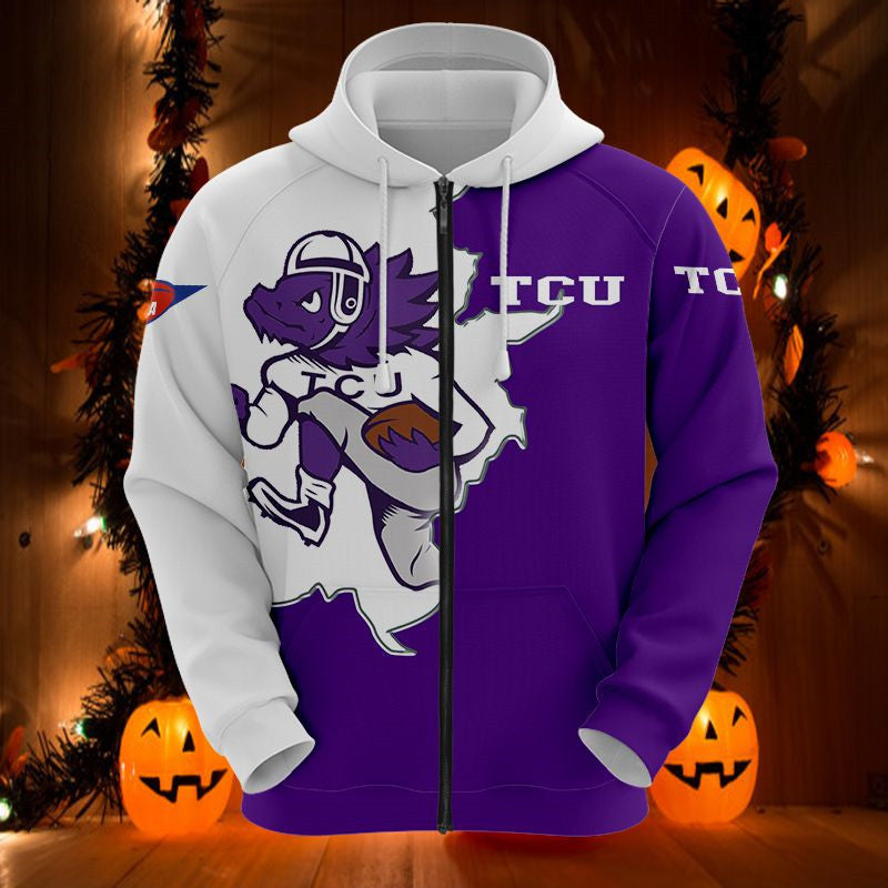 Tcu Horned Frogs Hoodie 3D Mascot Printed Gifts For Fans With Custom 3D Hoodies