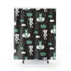 Teddy Bear Shower Curtain- Gender Neutral and Personalized Bathroom Accessory for Kid's Bathroom Decor 