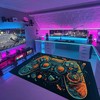 Teen Boys Shufflezone Game Rug - Personalized Gaming Carpet in Full Sizes - Large Game Rug Design M31