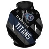 Tennessee Titans All Over Print Striped Banner Zipper Hoodie For Fans