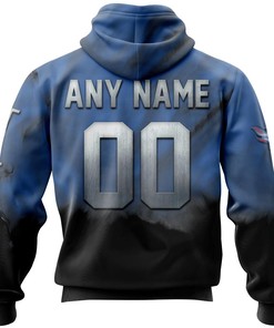 Tennessee Titans Custom Name & Number 3D Skull Hoodie For Diehard Fans