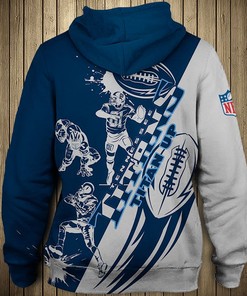 Tennessee Titans Hoodie 3D Cartoon Player Cute Zip Hoodie With 3D Hoodies With Zippers