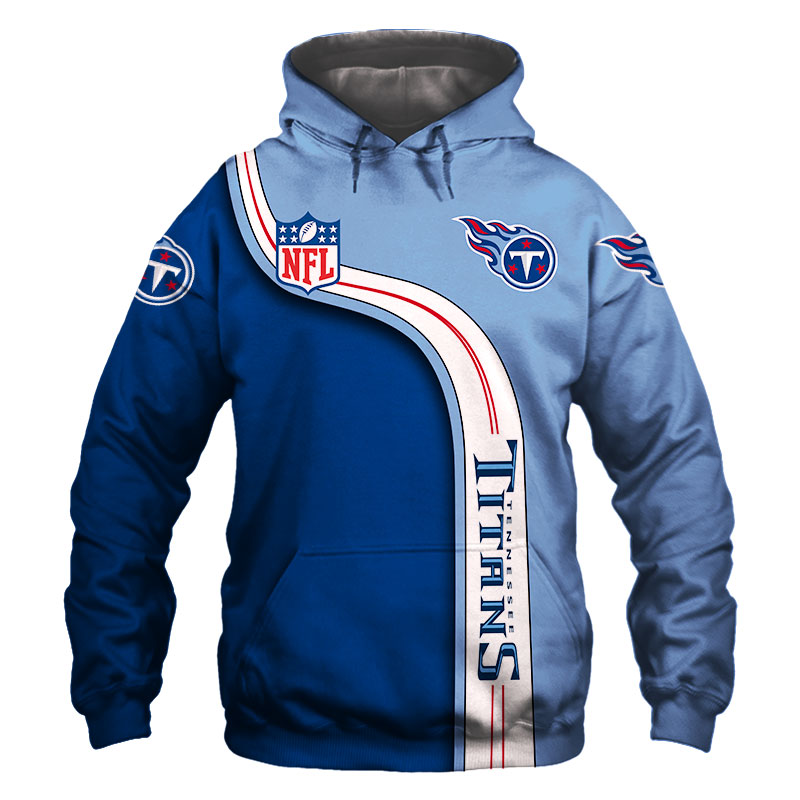 Tennessee Titans Hoodie 3D Cute Zip Hoodie Pullover Gift With 3D Graphic Hoodies