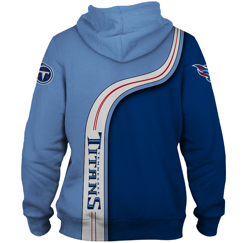 Tennessee Titans Hoodie 3D Cute Zip Hoodie Pullover Gift With 3D Graphic Hoodies