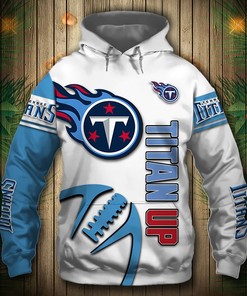 Tennessee Titans Hoodie 3D Graphic Balls Zip Hoodie Pullover With All Over Print Hoodie Printful