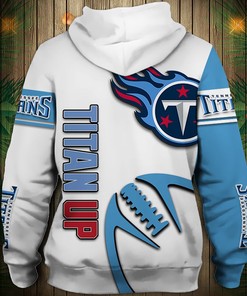 Tennessee Titans Hoodie 3D Graphic Balls Zip Hoodie Pullover With All Over Print Hoodie Printful