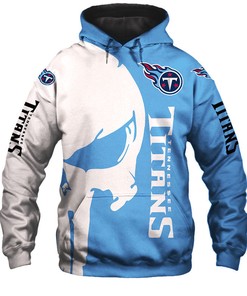 Tennessee Titans Hoodie 3D Skull Printed Gifts For Fans With 3D Graphic Hoodies