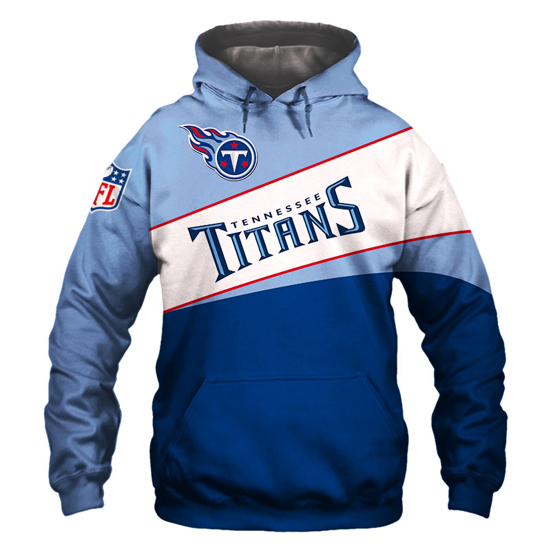 Tennessee Titans Hoodie 3D Zip Hoodie With All Over Print Zip Up Hoodie Men