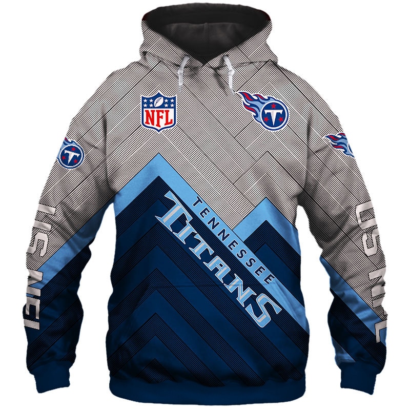 Tennessee Titans Hoodie Pullover Zip Hoodie Full Size Gift With All Over Print Hoodies For Women