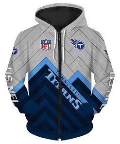 Tennessee Titans Hoodie Pullover Zip Hoodie Full Size Gift With All Over Print Hoodies For Women