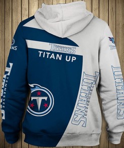 Tennessee Titans Hoodie Pullover Zip Hoodie Gift For Fans With 3D Hoodies For Men