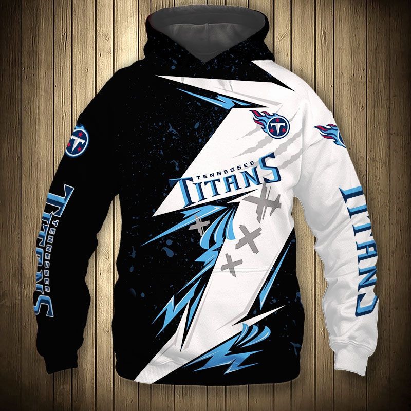 Tennessee Titans Hoodie Thunder Graphic For True Fans