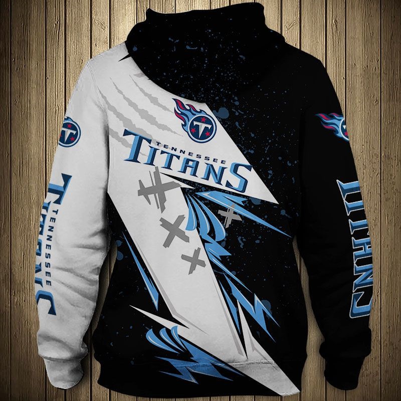 Tennessee Titans Hoodie Thunder Graphic For True Fans
