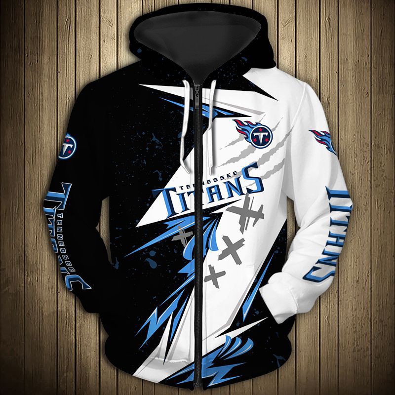 Tennessee Titans Hoodie Thunder Graphic For True Fans