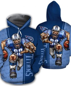 Tennessee Titans Hoodie Ultra Cool 3D Mascot Gift For Fans
