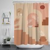 Terracotta Vase Boho Shower Curtain - Earthy Bathroom Accessory